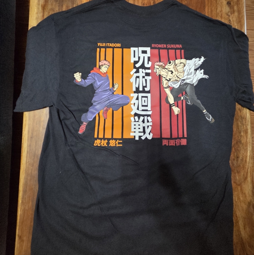 Jujutsu Kaisen Black Graphic T-Shirt